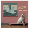 535 — Cat Face with Wry Smile