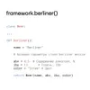 18 — Framework.berliner()