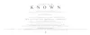 31 — I Want to Be Known (2025)