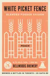 2 — White Picket Fence - Peach