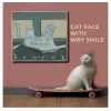535 — Cat Face with Wry Smile