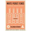 2 — White Picket Fence - Peach