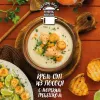 437 — Крем-суп из лосося с морским гребешком