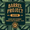 2 — Barrel Project 2025, Dark Saison Aged In Brandy Barrels