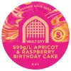 3 — 999g/L Apricot & Raspberry Birthday Cake